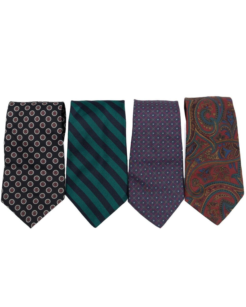 4 Bert Pulitzer Designer 100% Silk Neck Ties Neckties Lot